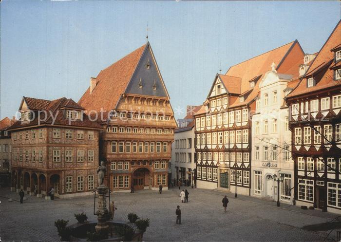 HILDESHEIM  CITY Marktplatz mit Knochenhauer Amtshaus