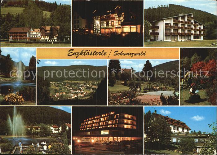 Enzkloesterle Stadtansichten Kurpark Fontaene