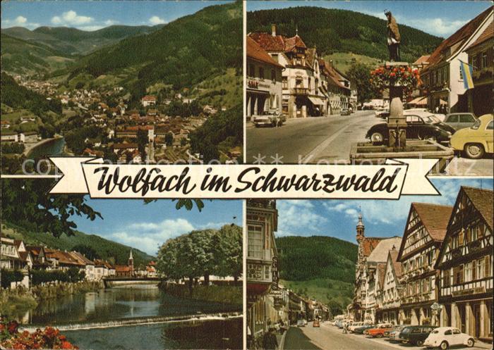 Wolfach Gesamtansicht Brunnen