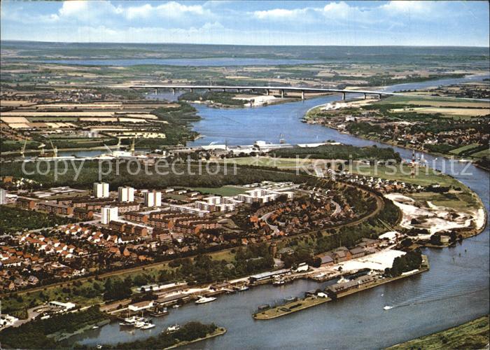 Rendsburg Schleswig-Holstein Fliegeraufnahme