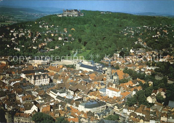Coburg Bayern Veste Fliegeraufnahme