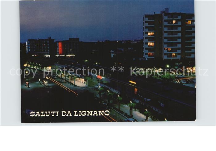 Lignano Pineta Nachtaufnahme
