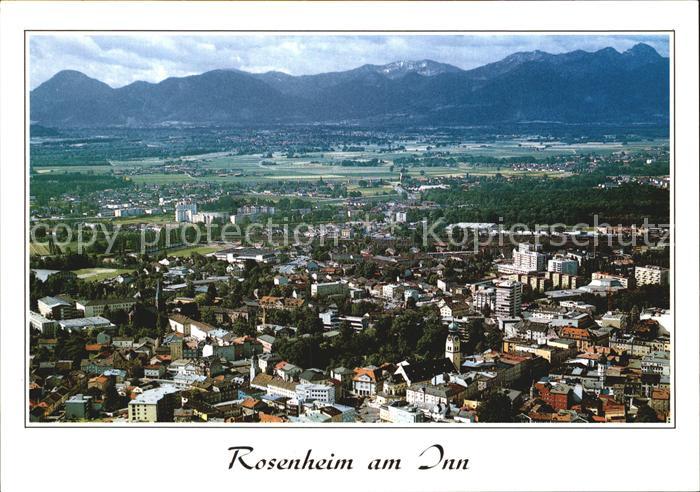 Rosenheim Bayern Fliegeraufnahme