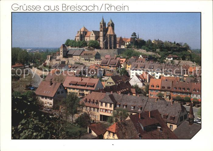 Breisach Rhein Teilansicht mit Muenster