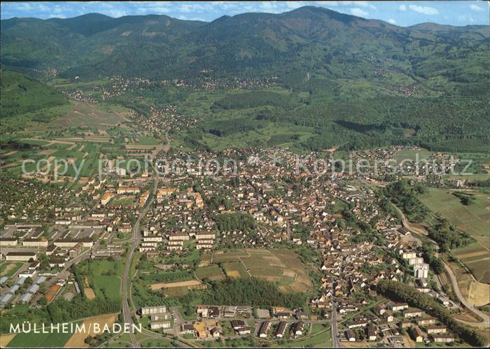Muellheim Baden Fliegeraufnahme