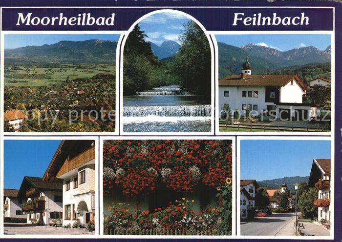 Bad Feilnbach Panorama Flusspartie Dorfmotive