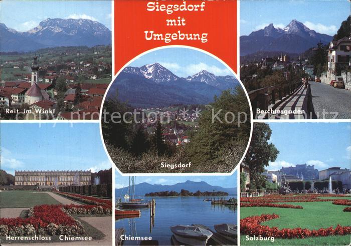 Siegsdorf Oberbayern Reit im Winkl Berchtesgaden Herrenschloss Chiemsee Salzburg