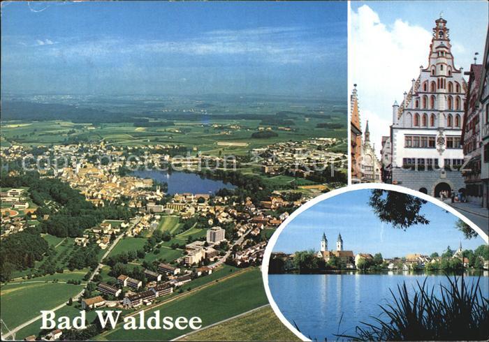 Bad Waldsee Fliegeraufnahme Rathaus Kirche