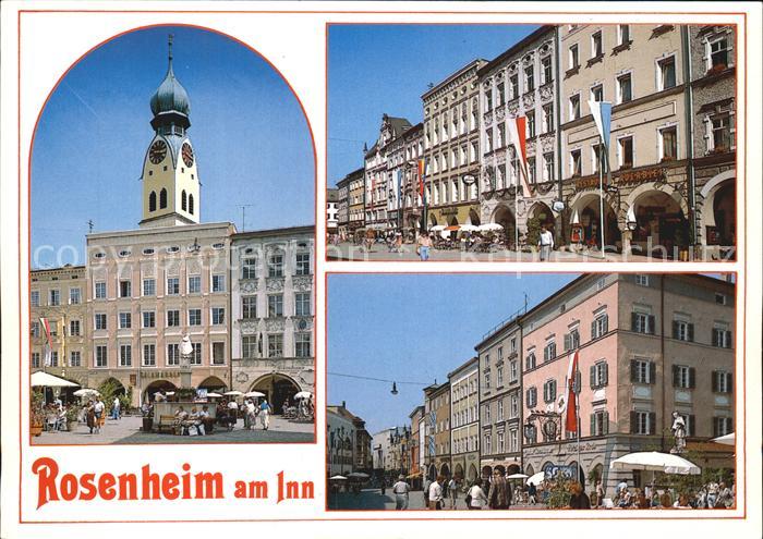 Rosenheim Bayern Am Markt Kirchturm