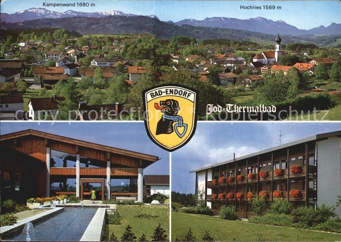 Bad Endorf Panorama Jod Thermalbad Kampenwand Hochries