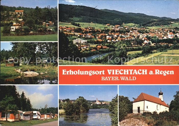 Viechtach Bayerischer Wald Campingplatz Panorama Kapelle