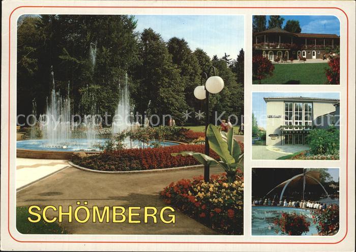 Schoemberg Schwarzwald Kurpark Wasserspiele Kurhaus Brunnen