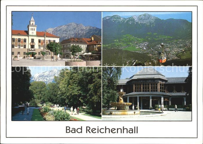 Bad Reichenhall Rathaus Seilbahn Panorama Park Kurhaus