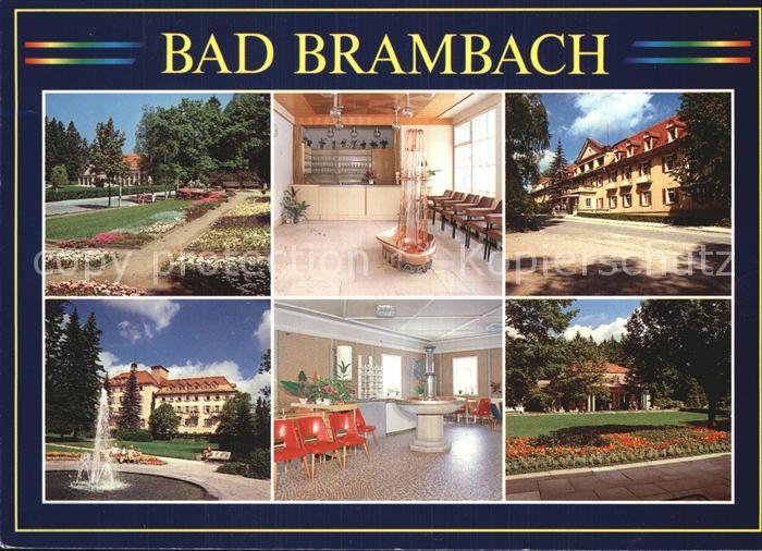 Bad Brambach Festhalle Schiller Quelle Vogtlandhaus Sanatorium Joliot Curie Haus