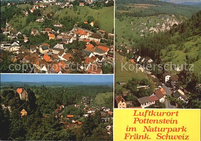 Pottenstein Oberfranken Fliegeraufnahmen Panorama