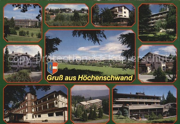 Hoechenschwand Schwarzwald BW Panorama Orts und Teilansichten Hotels