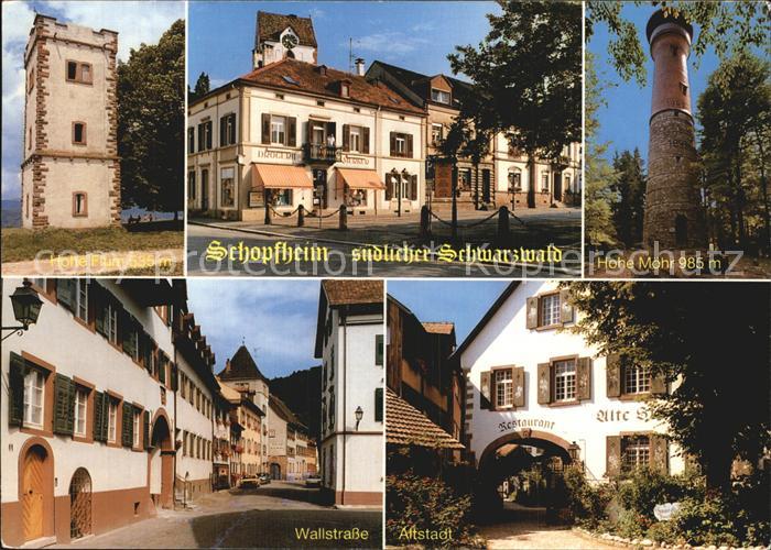 Schopfheim Hohe Flum Drogerie Hohe Moehr Wallstr Altstadt