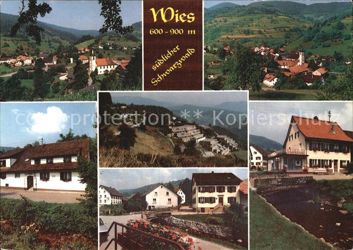 Wies Wiesental Panorama Gasthaus Krone Bauernhof Wiese Pension