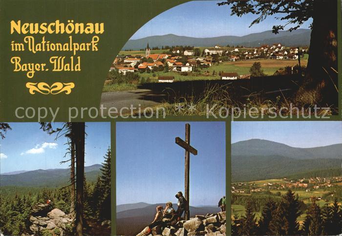 Neuschoenau Panorama Gipfelkreuz