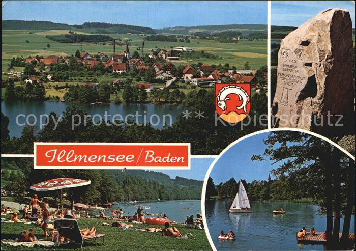 Illmensee Panorama Liegewiese Gedenkstein