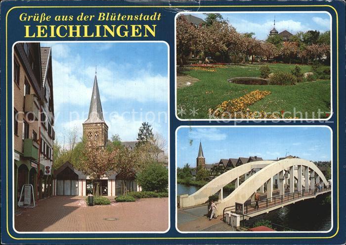 Leichlingen Rheinland Kirche Park Bruecke