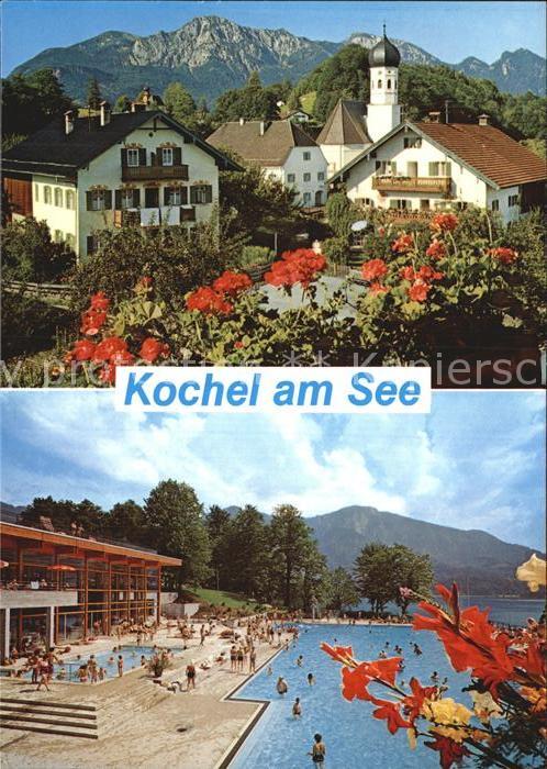 Kochel See mit Herzogstand Heimgarten Bade und Freizeitzentrum Trimini