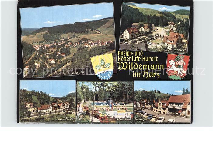 Wildemann Harz Goslar Niedersachsen Rhodesblick Kurviertel Bahnhofstr Schwimmbad