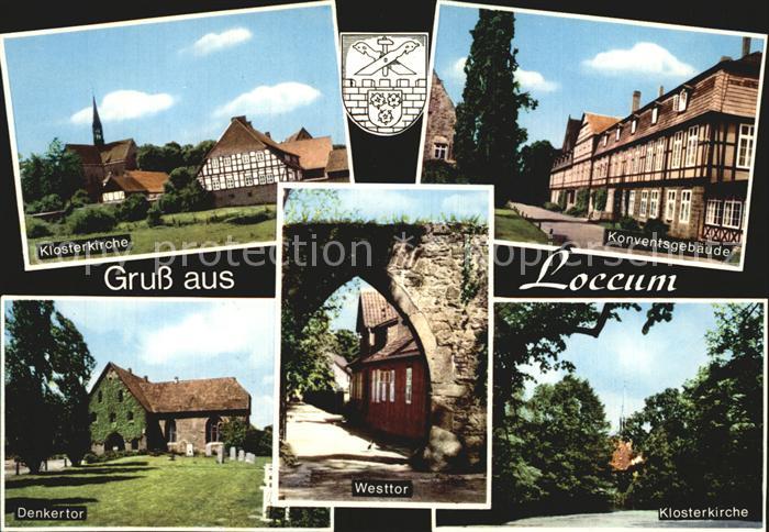 Loccum Klosterkirche Konventsgebaeude Denkertor Westtor