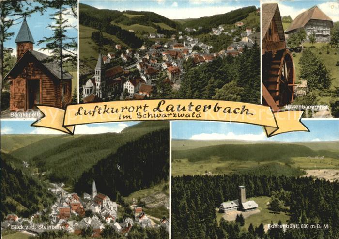 Lauterbach Schwarzwald Bergkapelle Total Hasenbauernhof Steinbankblick Panorama