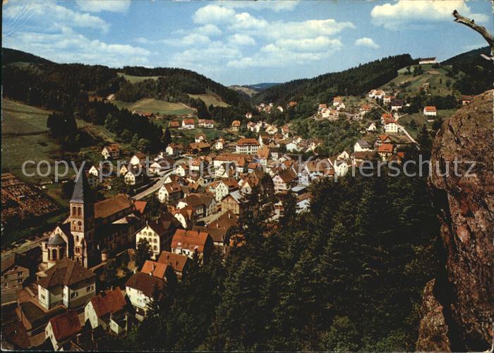 Lauterbach Schwarzwald Blick vom Kreuzfelsen