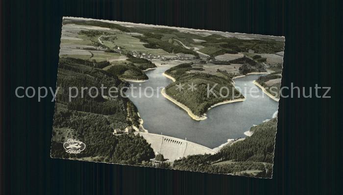 Aggertalsperre Fliegeraufnahme