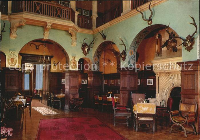 Fritzlar Schloss Garvensburg Halle mit Kamin