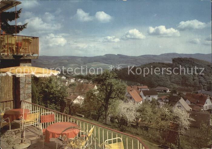 Lindenfels Odenwald Haus Luginsland Terrasse