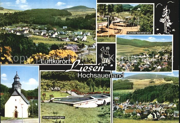 Liesen Total Kinderspielplatz Kapelle Kneippanlagen