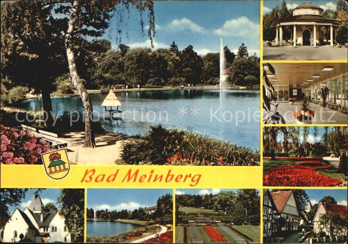 Bad Meinberg Kurparksee Pavillon Halle Park Dorfmotiv