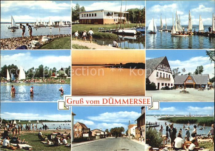 Duemmersee Mecklenburg-Vorpommern Strandpartien Restaurant Segeln Dorfstrasse