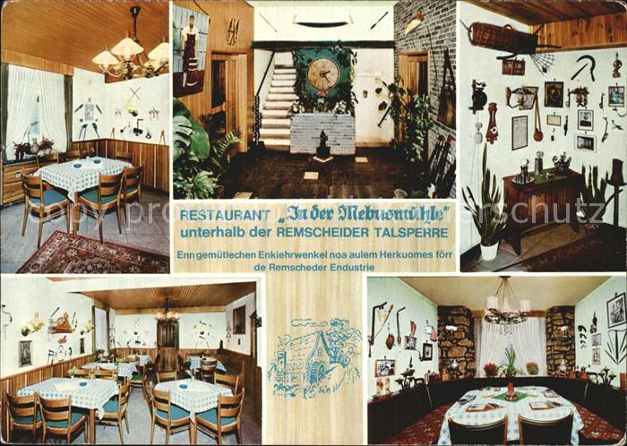 Remscheid Restaurant In der Mebusmuehle Gastraeume Details