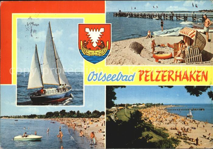 Pelzerhaken Strand Seebruecke Segelschiff