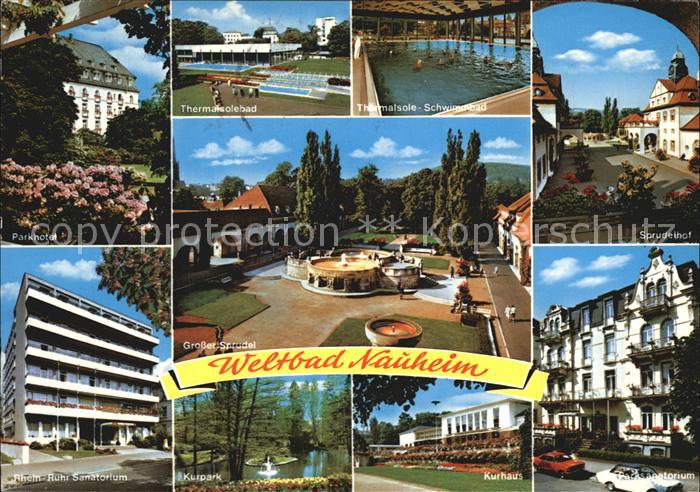 Bad Nauheim Parkhotel Thermalbad Hallenbad Sprudelhof Rhein Ruhr Sanatorium Gros