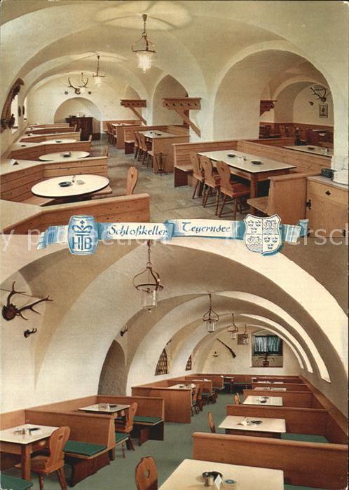 Tegernsee Bayern Schlosskeller Gastraum