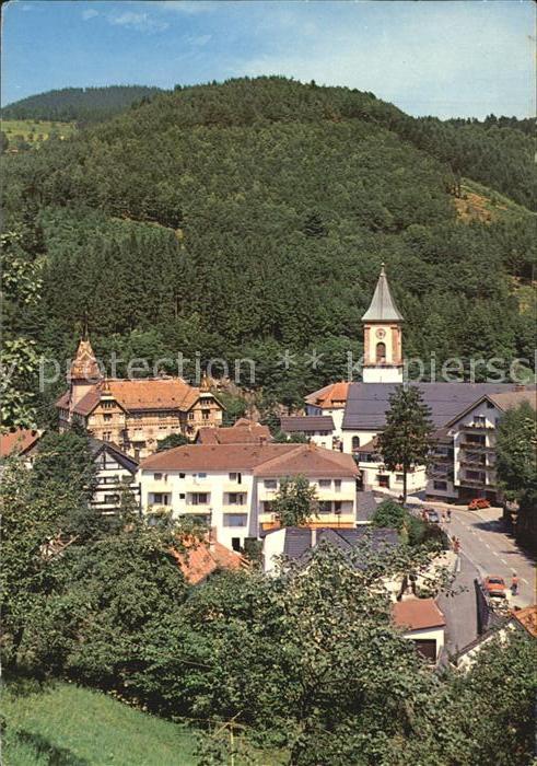 Bad Peterstal-Griesbach Teilansicht Kirche