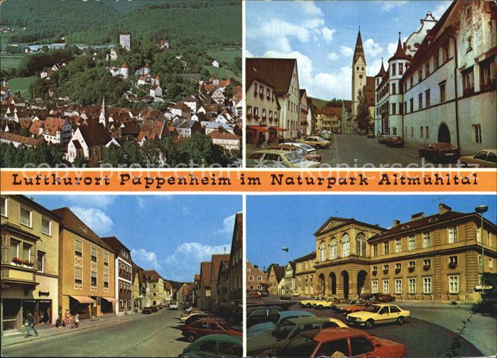 Pappenheim Mittelfranken Stadtblick Teilansichten