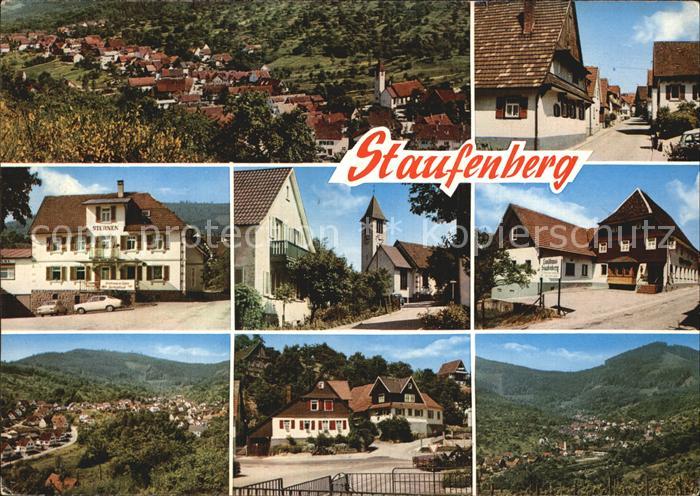 Staufenberg Gernsbach Orts und Teilansichten Gasthof Sternen