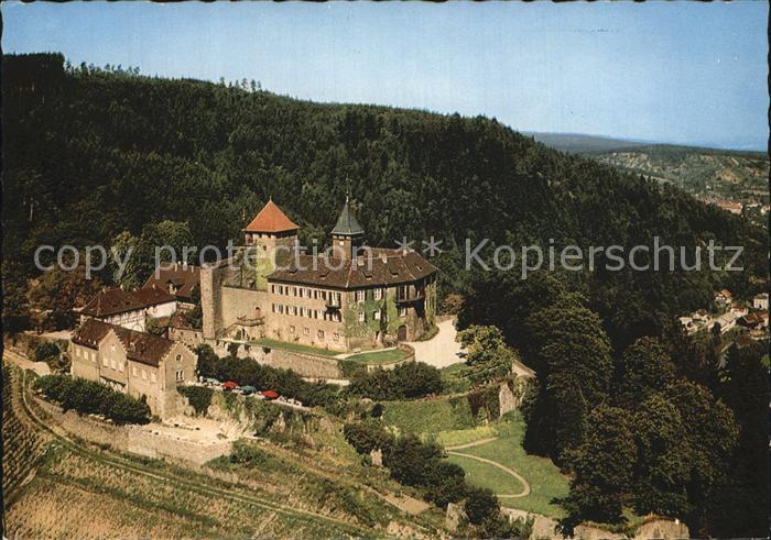 Gernsbach Schloss Eberstein Bad Gaststaette Fliegeraufnahme