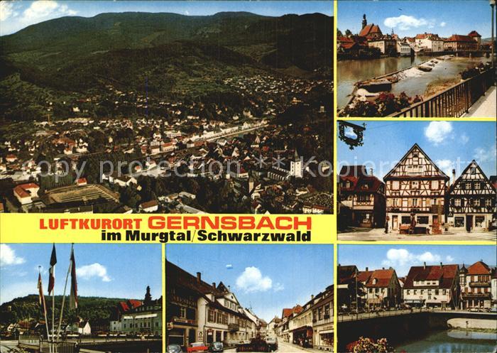 Gernsbach Total Murgpartie Fachwerkhaeuser Bruecke Strasse