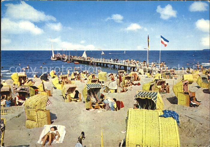 Timmendorfer Strand Seebruecke Strandpartie