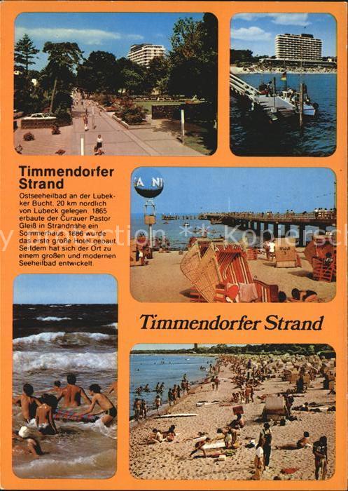 Timmendorfer Strand Promenade Seebruecke Strand Brandung