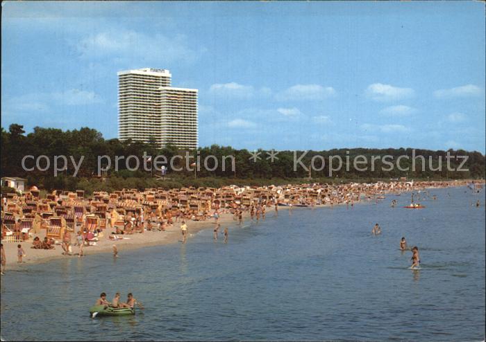 Timmendorfer Strand Strand Hotel Maritim Fliegeraufnahme