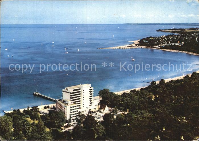 Timmendorfer Strand Kurhaus Hotel Seeschloesschen Fliegeraufnahme
