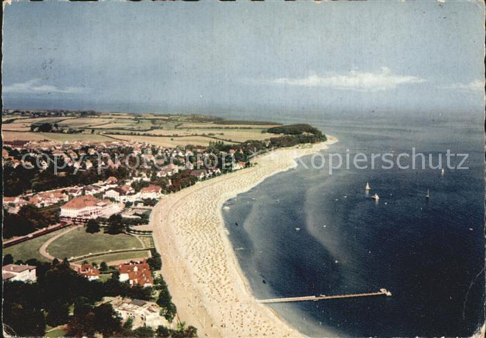 Travemuende Ostseebad Fliegeraufnahme